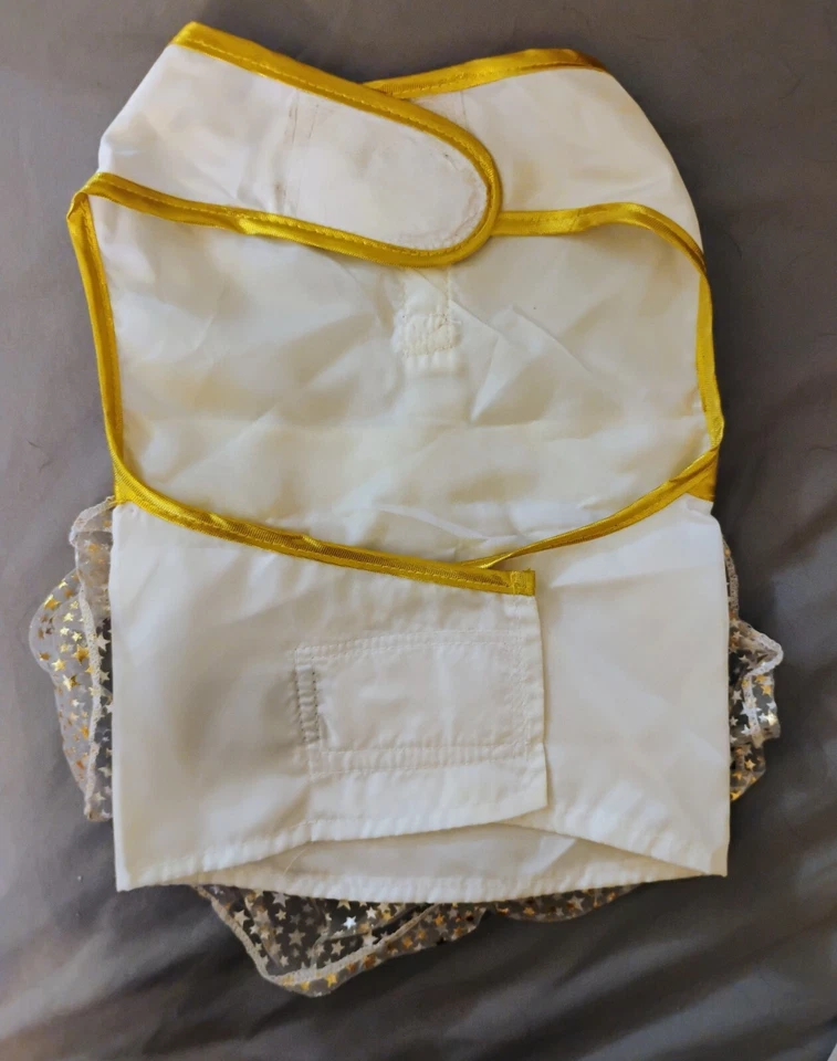 NWOT Doggie Design White with Gold Angel Wings Dress Size M - FREE Shipping!!!! - Image 4 of 4
