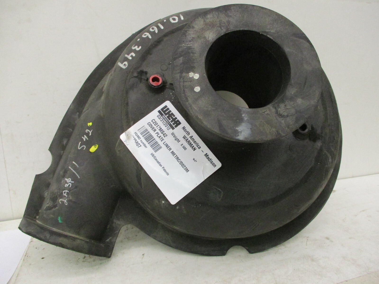 New other Liner Frame Plate Warman C2017M Cover Plate METRC/D023M