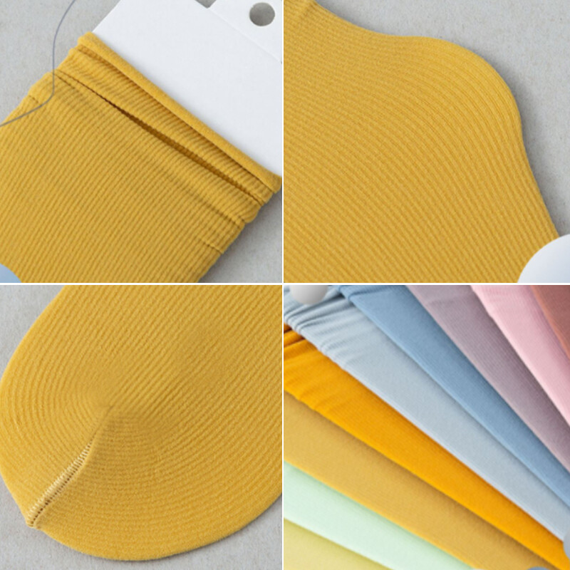 SAOLA Calze Sottili Stile Coreano Tempo Libero Donna Ghiaccio Seta Calzino Lungo Calze Sol 