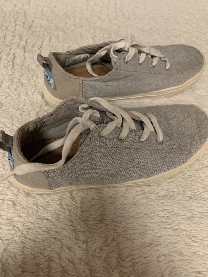 Toms lenny glacier серый сложный Chambray мальчиков обуви размер 3,5 - Изображение 2 из 4
