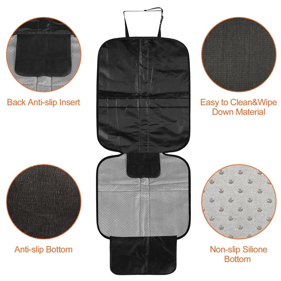 2x Autositz Auflage Schutzunterlage Schutzbezug Sitzschoner Sitzschutz Kinder - Bild 3 von 4