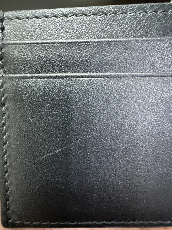 Tarjetero Gucci Vintage Logo - Cuero Negro - 5 Ranuras Foto 3 de 4