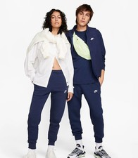 Nike Men's Club Fleece Crewneck Fleece Sweats Midnight Navy Size Medium