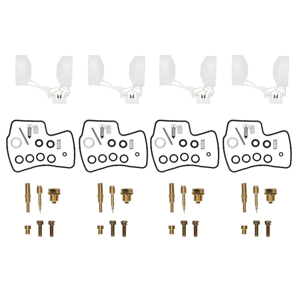 Fits Honda GL1200 1984-1987 Goldwing GL 1200 4Pcs Carburetor Repair Rebuild Kit - Image 3 of 4