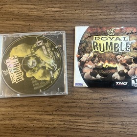 WWF Royal Rumble (Sega Dreamcast, 2000) (Damaged Artwork / Manual)