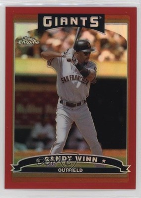 2006 Topps Chrome Red Refractor /90 Randy Winn #25 n1u
