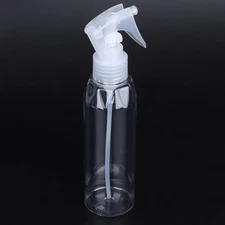 Clear Plastic Spray Bottle 200ml Refillable Reusable Empty Misting Liquid