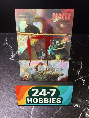 WARNER BROS 2019 WB IT CHAPTER TWO HORROR CROSS HOLO SPARKLE SSP INSERT CARD !