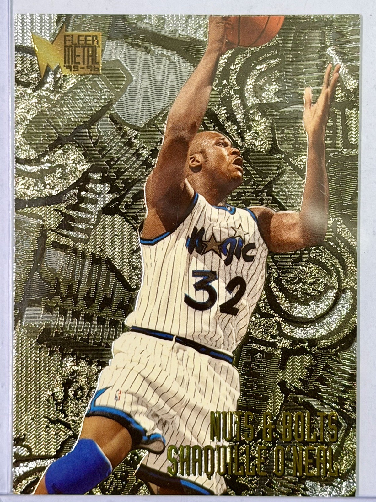 1995-96 Fleer Metal - Nuts & Bolts Shaquille O'Neal #215