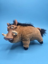 Mattel 1994 The Lion King Pumbaa Warthog Plush Stuffed Animal W/ Vinyl Head