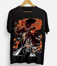 Camiseta Negra Anime Zaraki Kenpachi Blea…