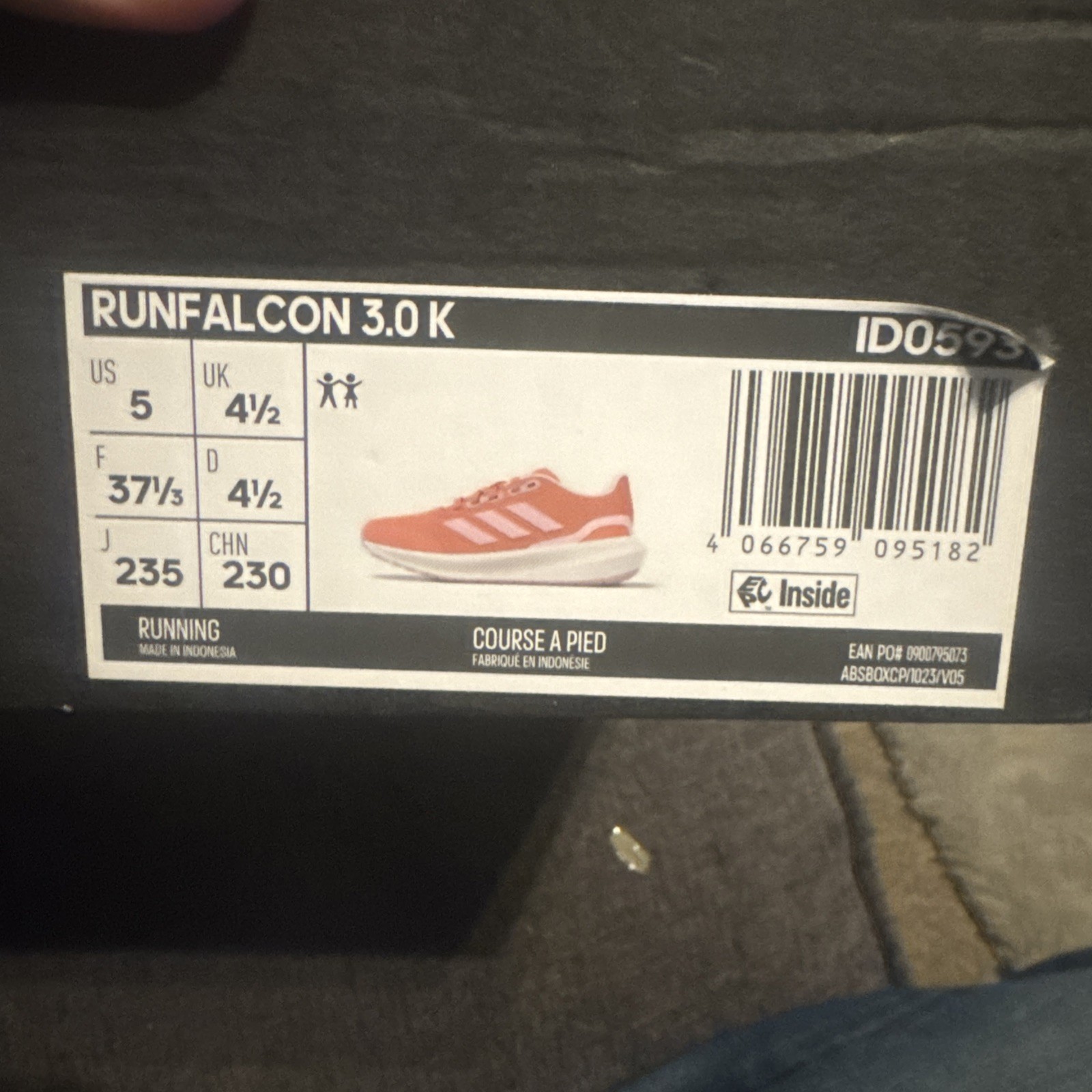 Size 4.5 Adidas Runfalcon 3.0k Bnib Rrp £60 image 4