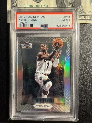 2012 Panini Prizm Kyrie Irving Silver Prizm Rookie RC #201 PSA 10 *Low Pop* 2
