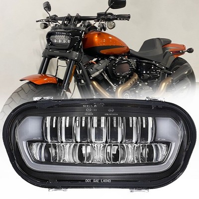 LED Scheinwerfer Montage DRL Fernlicht Abblendlicht Für Harley Fat Bob 2008-2022