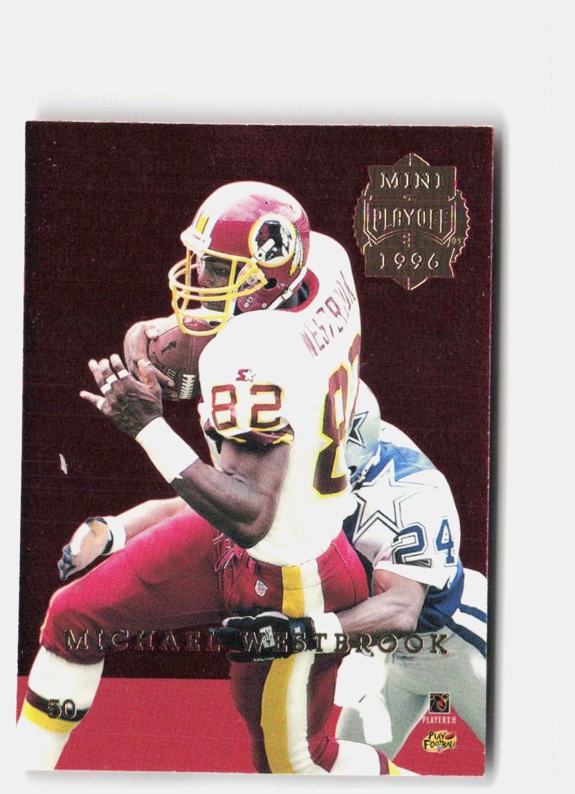 1996 Playoff Trophy Contenders #50 Michael Westbrook / Gus Frerotte Minis