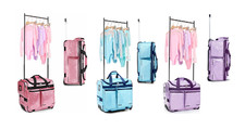 Dance Bag With Garment Rack For Travel Rolling Garment Bag for Dancer Girls Boys