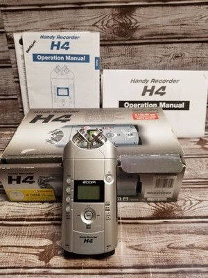ZOOM H4 Handy Recorder Handheld Digital Recorder With Manual Works 