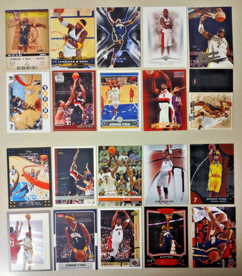 20 card lot of Different JERMAINE O'NEAL Pacers  A must for collector! FREE S&H!
