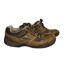 Nunn Bush Mens Leather Walking Shoes All Terrain Comfort Casual Brown Size 9.5 M