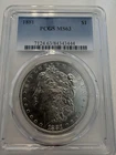 1881 Morgan Silver Dollar PCGS MS63 $1 Philadelphia Mint 1881 -P