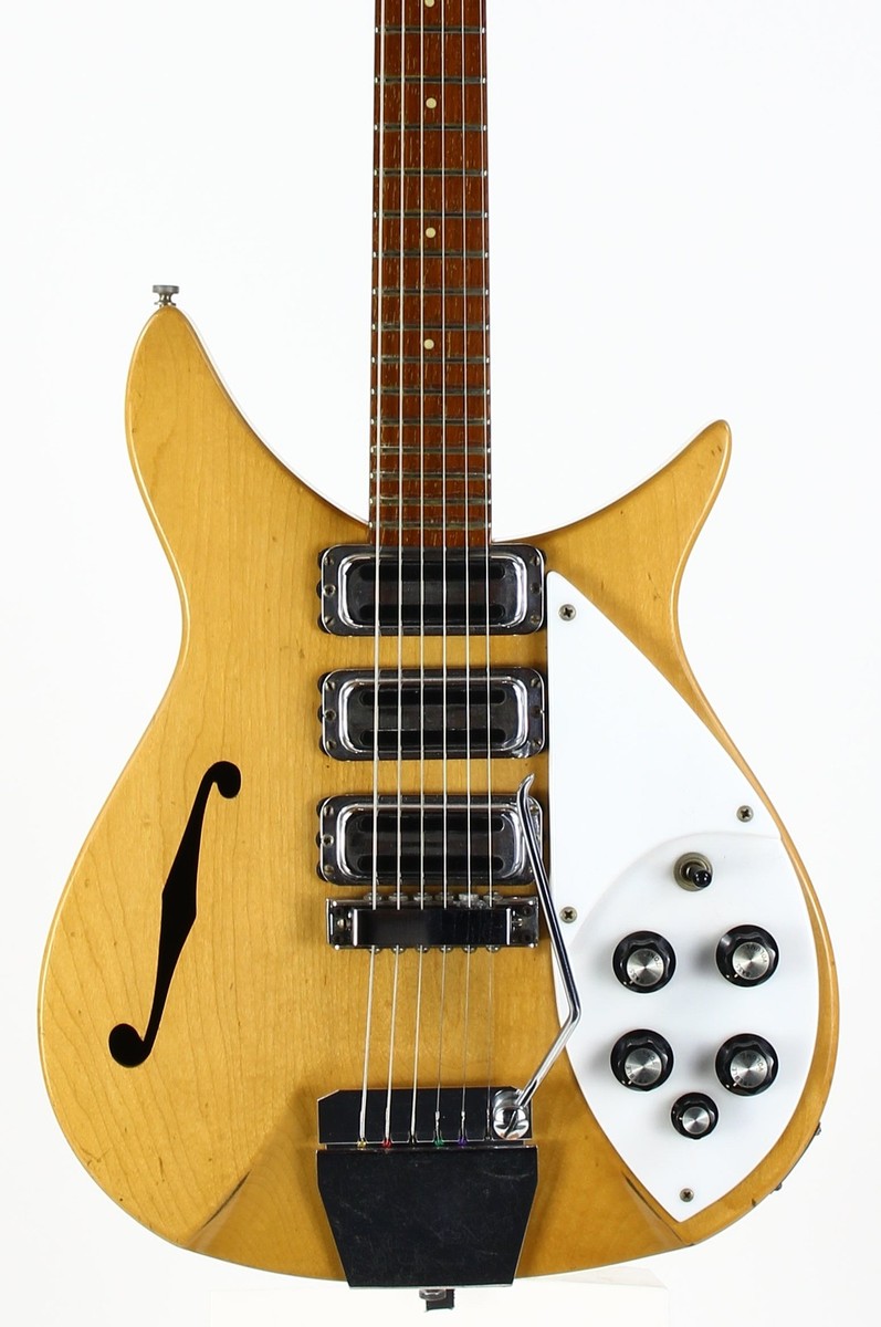 1966 Rickenbacker 325 Mapleglo Natural Vintage Electric Guitar w