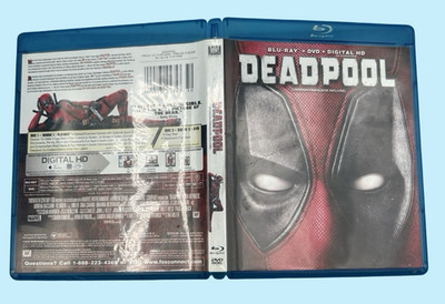 Deadpool (Blu-ray, 2016) Tested & Working