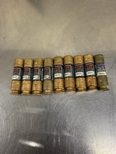 Lot Of 9 Bussmann Fusetron FRN-R-5 Class RK5 Fuse 5 Amp 250V Tested