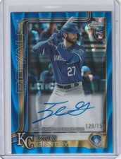 2025 Topps Chrome-Tyler Gentry #RA-TGE Rookie Auto Blue Raywave Refractor /150 |
