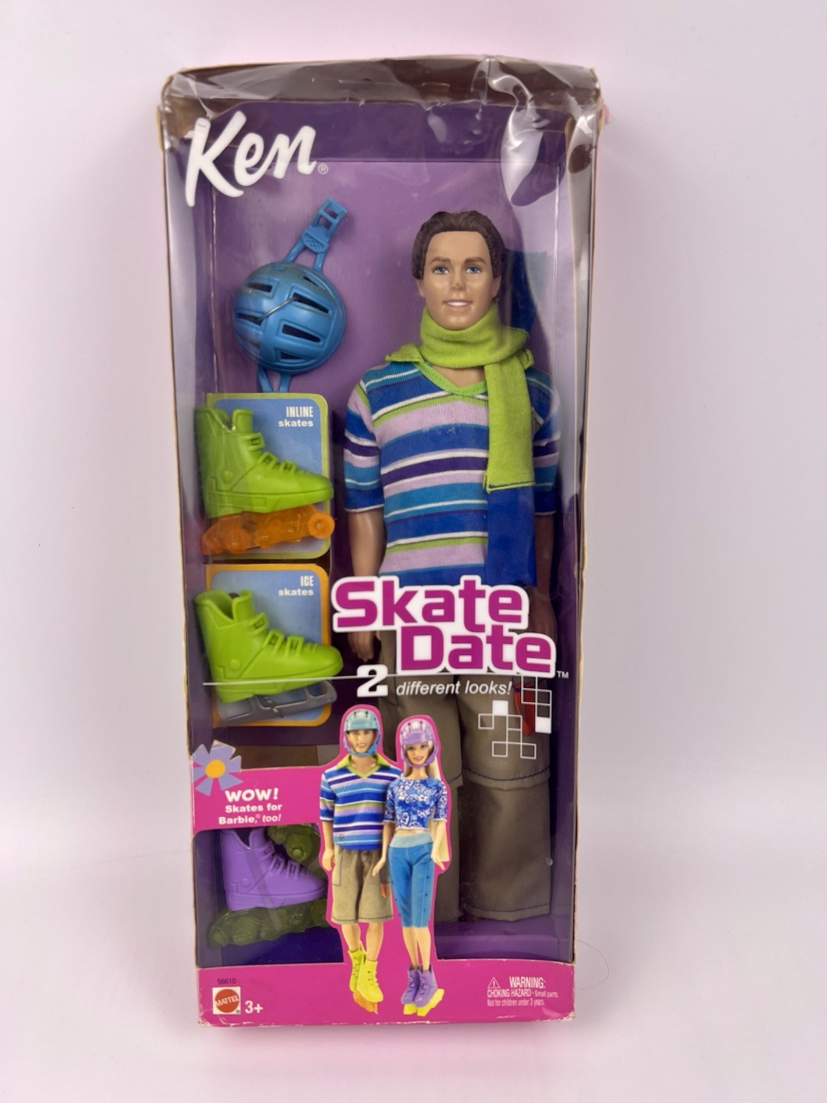 Mattel Ken Skate Date #56610 -  2002 Box Damage