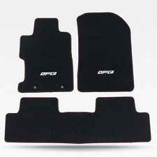 Car Floor Mat Compatible with 2006-2011 Honda Civic Nylon Black with FG Logo