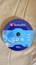 Verbatim CD-R 700mb, 52 x Speed, 80 Mins, 10 Pack Sale Compact Disc Recordable