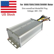 E-bike Controller 48V-72V 1000W-3000W 60A Dual Mode Sine Wave Motor SM Plug ES