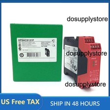 XPSAC512 Safety Relay Module E-Stop 24VACDC 2LED US Free TAX