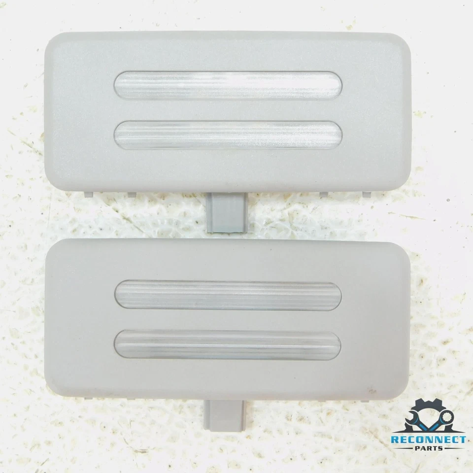 04-17 BMW 335i 550i M3 E90 Parasol Delantero Tocador Espejo Luz Lámpara Gris Conjunto OEM Foto 4 de 4