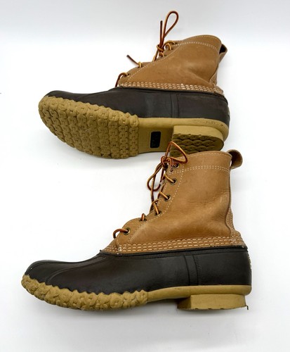 L.L. BEAN Bean Boots Duck Leather 6-hole Women’s 8 - Picture 4 of 7