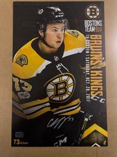 CHARLIE MCAVOY BOSTON BRUINS SIGNED 11X17 POSTER MCAVOY AUTHENTIC