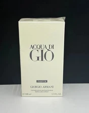 Acqua Di Gio Giorgio Armani Parfum Woody Acquatic Fragrance Spray  3.3 oz (NIB)