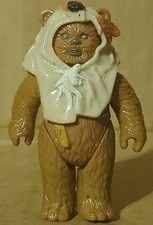 Original 1984 Kenner Star Wars ROTJ Paploo Loose Figure w Hood  but no Staff