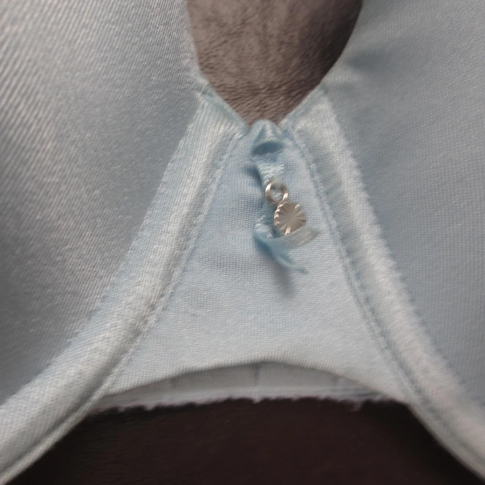 Camiseta Hanes Bra Mujer 36C Azul Claro Con Aros Acolchada Correas Ajustables Foto 3 de 4