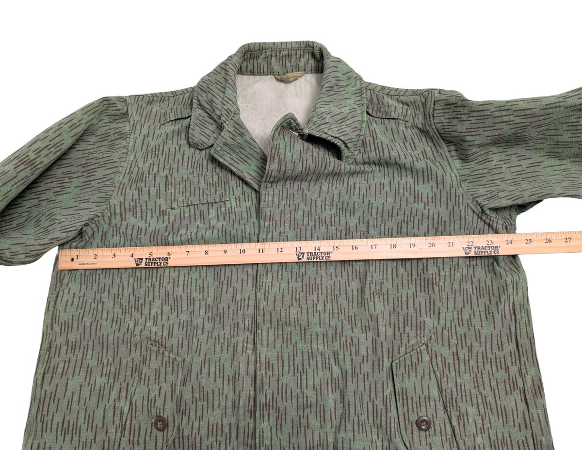 1960s Czech Army M60 / Vz60 Rain Drop Camo 3/4 Length Field Jacket