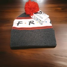 NWT Friends TV Show BoxLunch Exclusive Icons Pom Beanie Hat Central Perk Logo