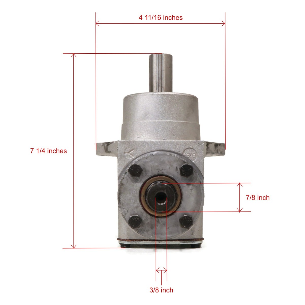 はこ Grasshopper Right Angle CCW Gearbox for 1996-2003 Front