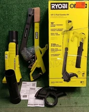 RYOBI 10" String Trimmer & 250CFM Blower Combo Kit PCLCK201K - Tools Only - NEW