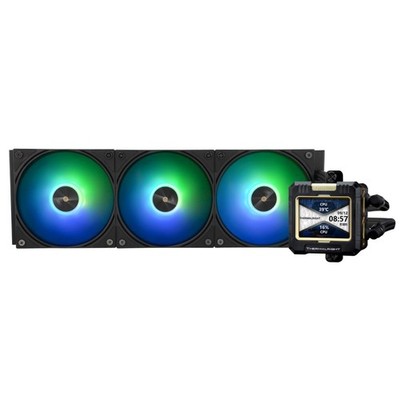 CPUs Wassergekühlung 360mm ARGB LCD 240 IPS AMD Intel Schwarz