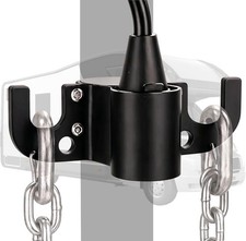 Aluminum Trailer Towing Chain Organizer With 7-way Plug Holder Rv Tongue Jack