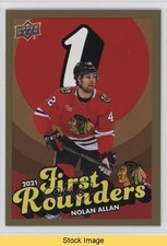 2025-26 Chicago Blackhawks Centennial First Rounders Gold Nolan Allan READ e0y