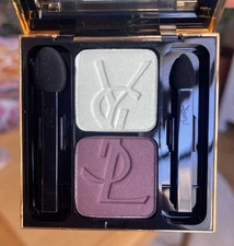 YSL Yves Saint Laurent Eye Shadow Duo in 21 Anise Green / Intense Plum