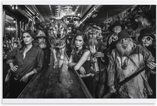 David Yarrow Black and White Photography Poster, Fine Art WallArt for 24x36 inch