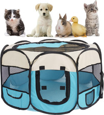 Pet Cat Playpen for Indoor Cats  Dogs, Puppy Small Dog Cat Tent Crate 29x29x16