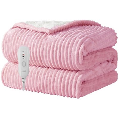 Pink Electric Blanket -  Certified - Machine Washable